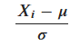 Формула: StandardScaler